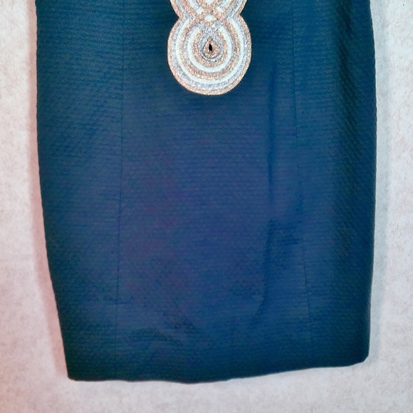 NWT Lilly Pulitzer True Navy Valli Shift V-Neck Dress 100% Cotton Size 6 - Picture 4 of 16